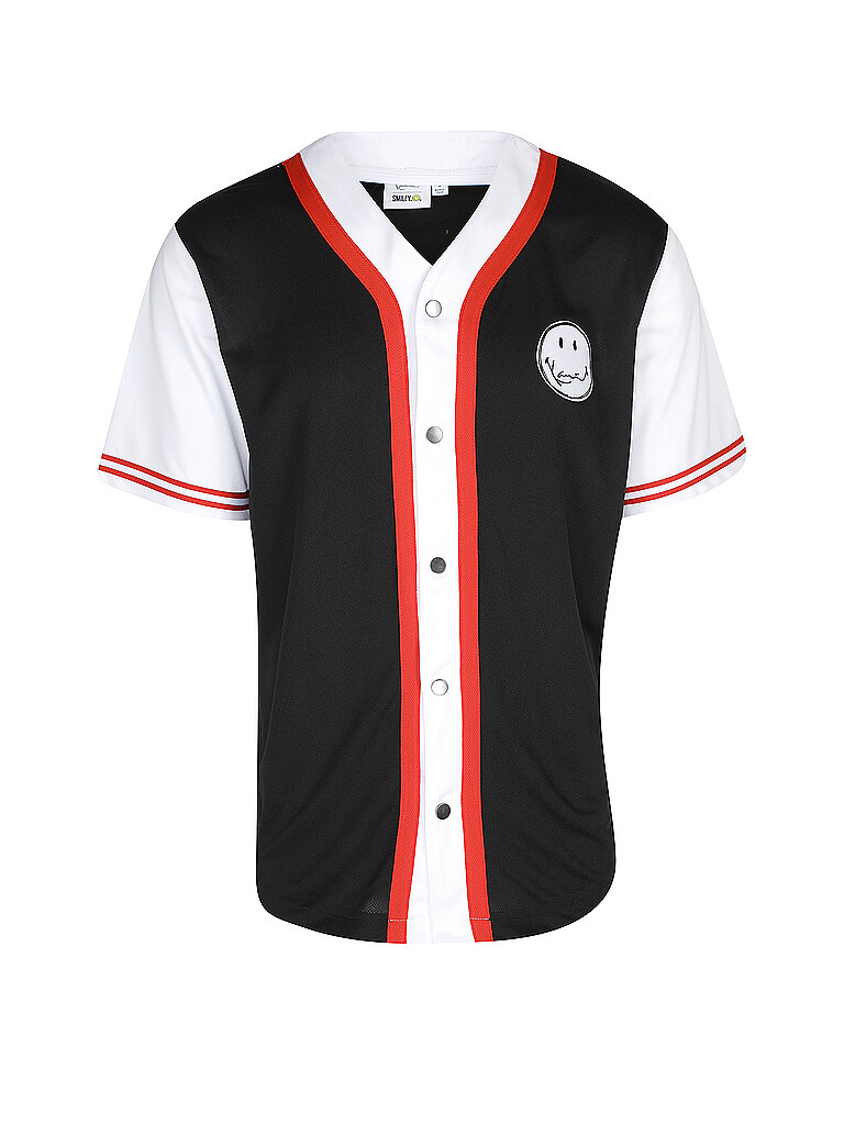 KARL KANI T Shirt Smiley® schwarz | XS